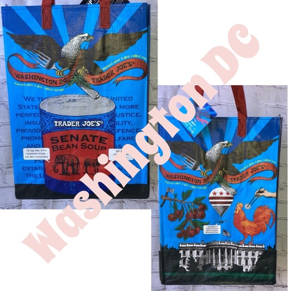 Trader Joes 2024 Washington DC Top Secret Reusable shopping Bag Tote NWT! - Picture 1 of 8